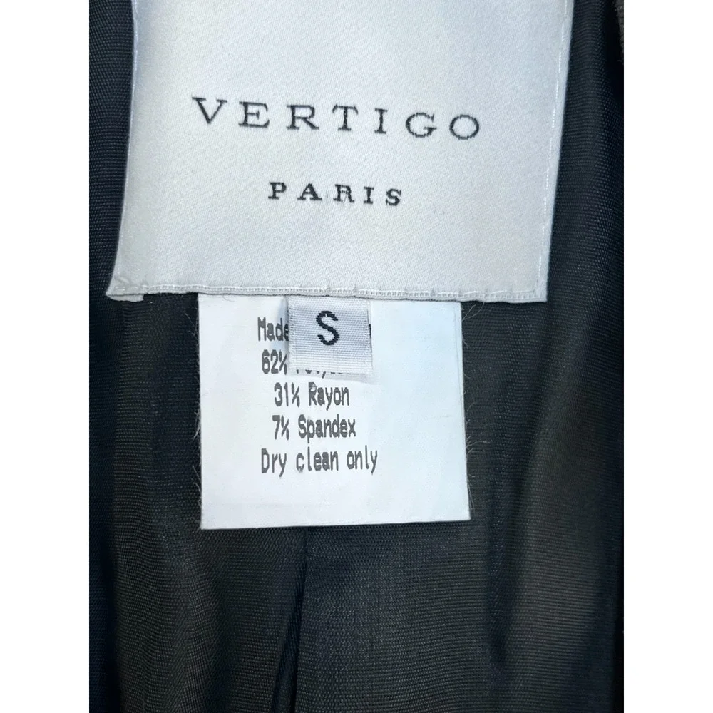 Vertigo Paris Women's Charcoal Gray Size S ‎ Jacket Blazer